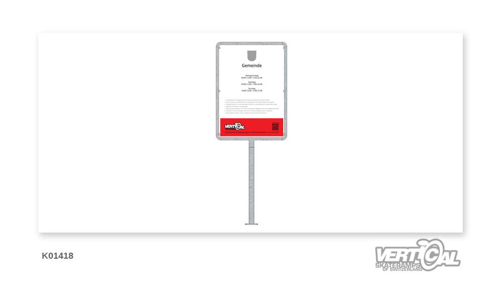 Info panel with support...