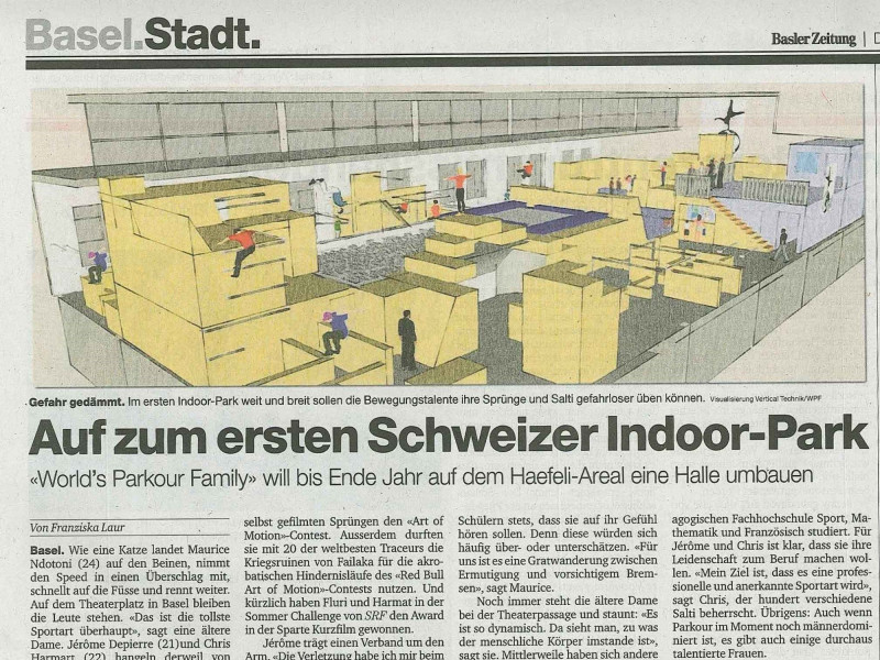 CH Basilea - Progetto Parkour-Palast