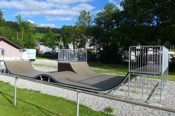 Mini Ramp with Wave in Remaufens Skate Park