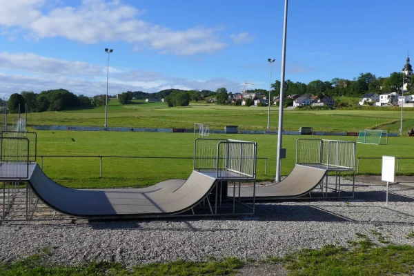 Mini Ramp with Wave in Remaufens Skate Park