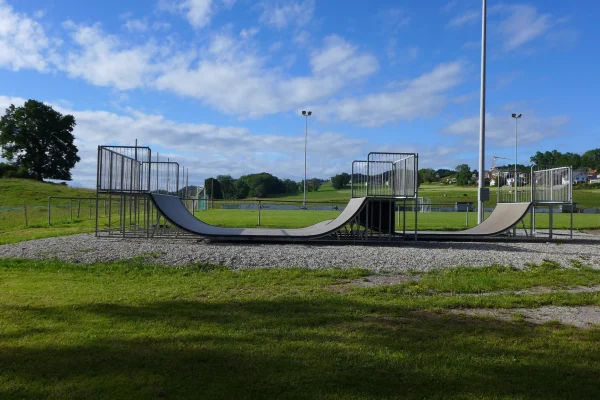 Mini Ramp with Wave in Remaufens Skate Park