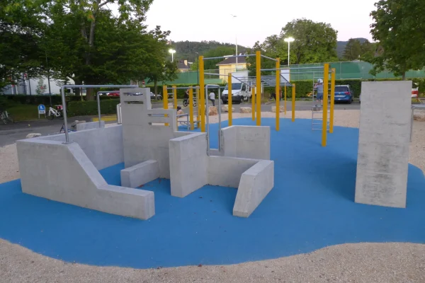 vue-d-ensemble-installation-parkour-swo-arlesheim-7 Vue d'ensemble de l'installation de SWO et de parkour d'Arlesheim.