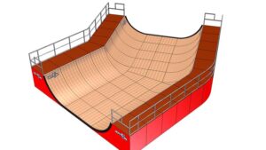 Mini-rampe MSR Hip closed 3.0 m + 3.0 m
