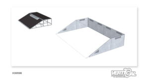 Enclosure for Bank 950 25° 6m with Curb