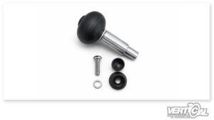 Poignée avec roulement à billes et axe pour appareil d'entraînement à la mobilité