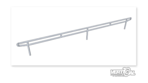 Occasion: Rail Straight round Tube Ship Style 6m