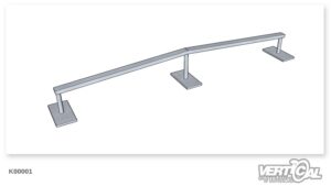 Rail Roof Rectangular Tube 3m