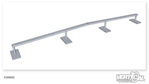 Rail Roof Rectangular Tube 4.5m
