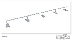 Rail Straight round Tube Edge Style 6m