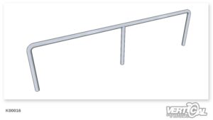 Rail Straight round Tube round Style 3m