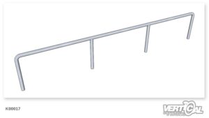 Rail Straight round Tube round Style 4.5m