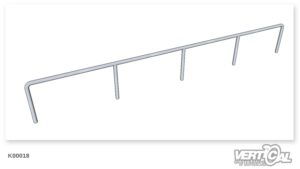 Rail Straight round Tube round Style 6m