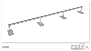 Rail Straight Square Tube 4.5m