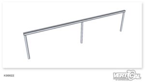 Rail Straight Square Tube 3m