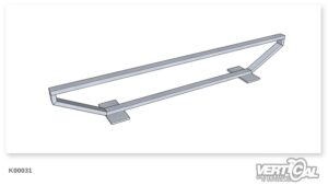 Rail Straight Rectangular Tube Ship Style 3m