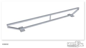 Rail Straight Rectangular Tube Ship Style 4.5m