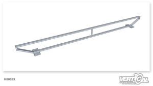 Rail Straight Rectangular Tube Ship Style 6m