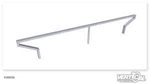 Rail Straight Rectangular Tube Ship Style 4.5m