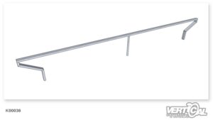 Rail Straight Rectangular Tube Ship Style 6m