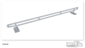 Rail Straight round Tube Ship Style 4.5m