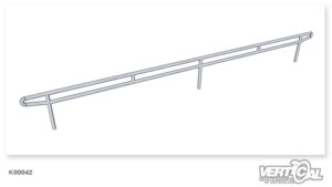 Rail Straight round Tube Ship Style 6m