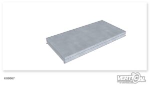 Tavolo Wheelie in acciaio 200 x 2,5 m