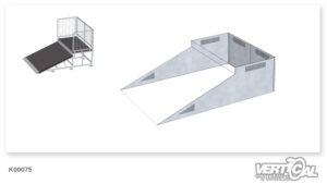 Enclosure for Bank Curb 950 20° 2.4m