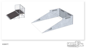 Enclosure for Bank Curb 950 20° 2.64m