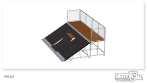 Bank 1500 30° 6m Combo Quarterpipe 1200 1.5m