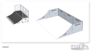 Habillage pour Quarterpipe 950 3.96m