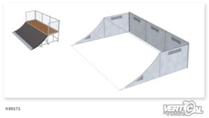 Habillage pour Quarterpipe 1000 4.5m