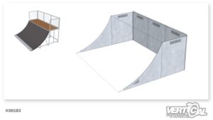 Habillage pour Quarterpipe 1700 4.5m