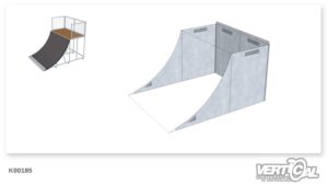 Habillage pour Quarterpipe 2000 3m