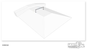 Rail 1/3 round tube flat