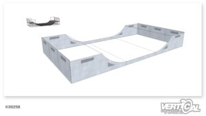 Enclosure for Miniramp 1000 4.5m