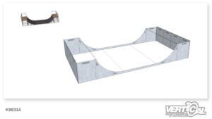 Habillage pour minirampe 1900 6m