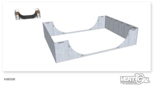 Enceinte pour Midiramp 2550 9m