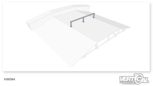 Rail 1/3 Rectangular Tube Flat Big