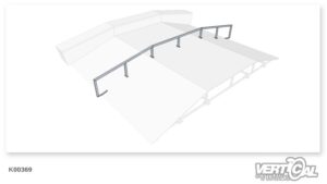 Rail 3/3 round Tube Up-Flat-Down Big