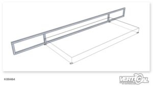 Rail F x 6m for Wheelie Table 200