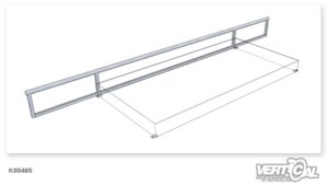 Rail R x 6m for Wheelie Table 200