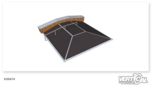 Pyramid 600 x 2 + Ledge + Rail F