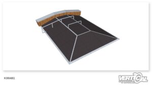 Pyramide 600 x 3 + Ledge + Rail R x 2