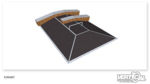 Pyramide 600 x 3 + Ledge x 2 + Rail R