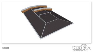 Pyramid Big 600x 3 + Ledge x 2 + Rail F