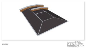 Pyramid Big 600x 3 + Ledge x 2 + Rail R