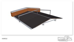 Roof Box 400 (1.32m+2.4m) + Ledge + Rail R