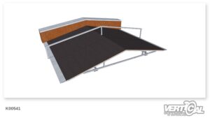 Roof Box 600 (1.32m+2.4m) + Ledge 600 + Rail F