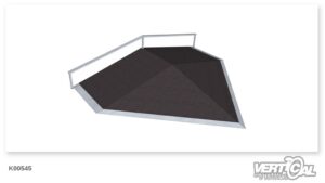 Roof Box 600 1.32m Pyramid + Rail F