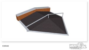 Roof Box 600 2.4m Pyramid + Ledge 600 + Rail F